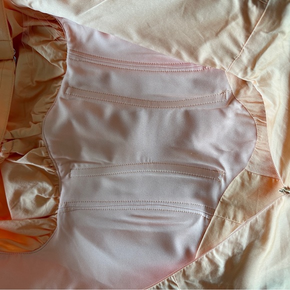 House of CB Carmen dress in tangerine size S - Picture 7 of 8